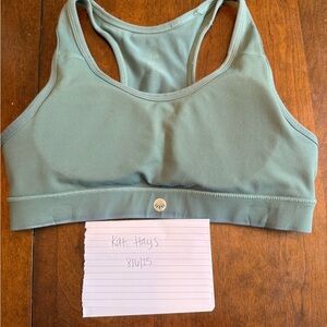 Green Sports Bra